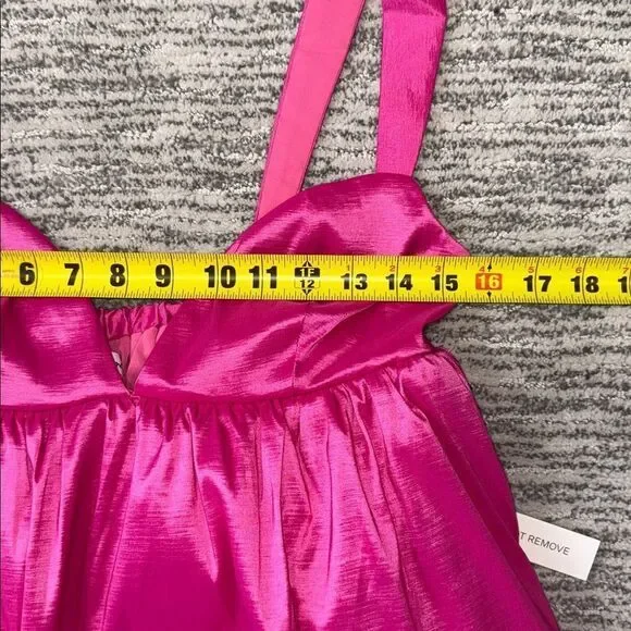 NWT FOR LOVE & LEMONS SELENA MINI DRESS Hot Pink Small - Picture 7 of 12